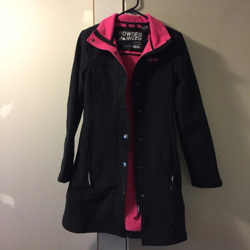Women’s Powder River long soft shell coat